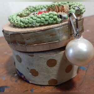 Elegant Nature Treasures Beaded Jewelry Box